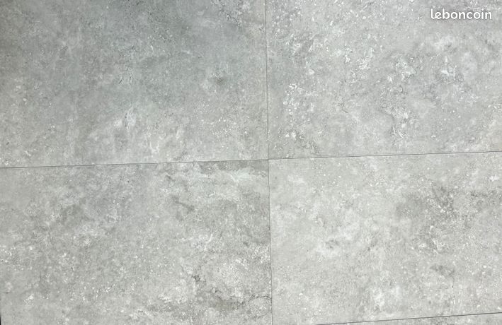 carrelage 40x60 imitation travertin gris