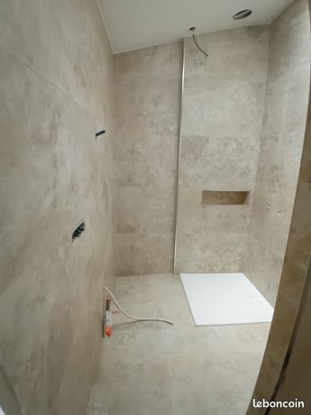 Carrelage effet travertin 60x120