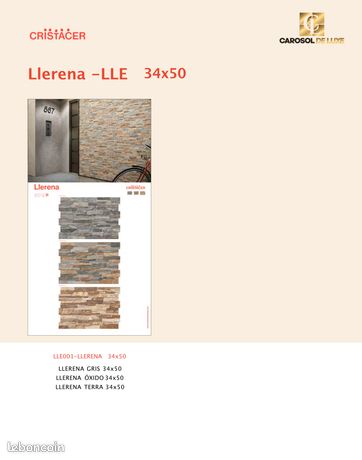 Carrelage imitation pierre parement