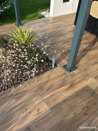 Carrelage terrasse effet bois