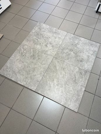 Carrelage TRAVERTINO MILK grès ceram rectifié 60x60⁯⁫⁭⁪‍‍⁢⁪‍⁮​⁪⁠⁮⁯