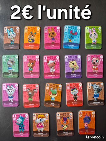 Carte animal crossing new horizons Nintendo Switch 2 l'unité *Emballage soigné**Envoie rapide