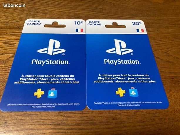 Carte cadeau PlayStation