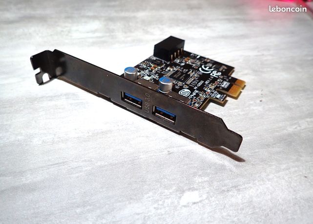 Carte Contrôleur 2x USB 3.0 PCIe 1x