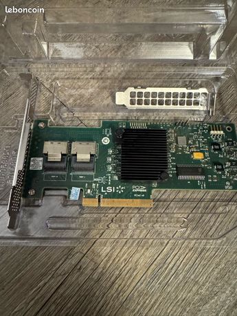 Carte Contrôleur LSI SAS 9210-8i HBA IT Mode possible PCIe