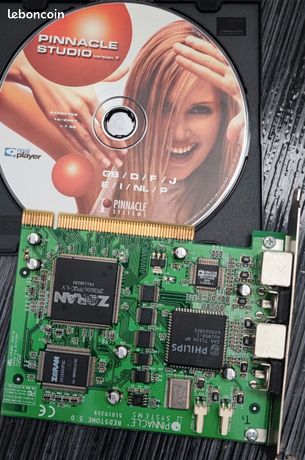Carte dacquisition vidéo Pinnacle Systems + logiciel Pinnacle Studio 7