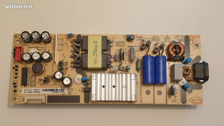 Carte d'alimentation télé TCL 08-L12NHA2-PW210AA