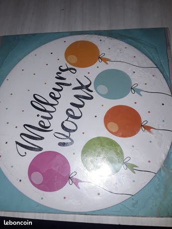 Carte de voeux pré pliée avec effet(hj)