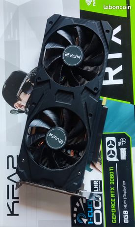 Carte Graphique KFA2 RTX 3060 Ti One Click OC Parfaite pour le gaming 1080 1440p