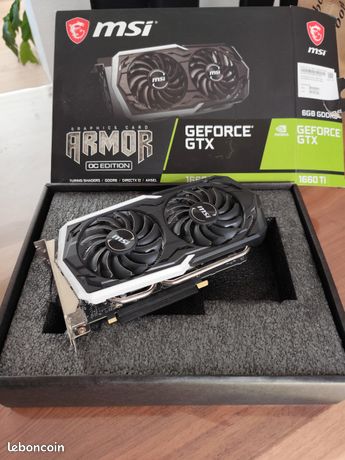Carte graphique MSI 1660 Ti Armor 6G OC