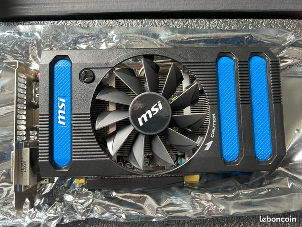 Carte graphique MSI N660-2GD5/OC - carte graphique - GF GTX 660 - 2 Go GDDR5