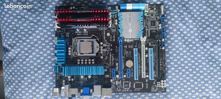 Carte mère asus P8Z77-V Wifi + processeur i73770K + 24go ram