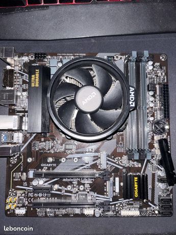 Carte mère b550m ds3h avec processeur