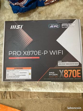 Carte mère MSI PRO X870E-P WIFI ATX Socket AM5 Chipset AMD X870E