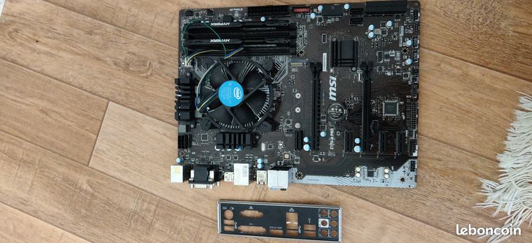 Carte mère Z170 + i7 6700 + 16 giga DDR4