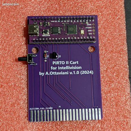 Carte PiRTO II pour console Intellivision