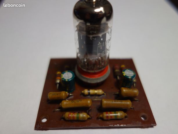 Carte préampli Phono avec ECC83 + Blindage