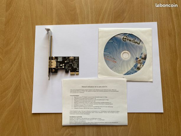 Carte PC, eSATA « CONNECTLAND », en