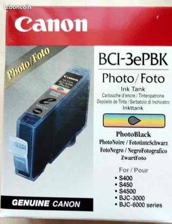 Cartouche Canon BCI-3EPBK - Noir photo