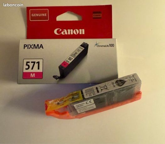 Cartouche Canon CLI 571 jaune - compatible