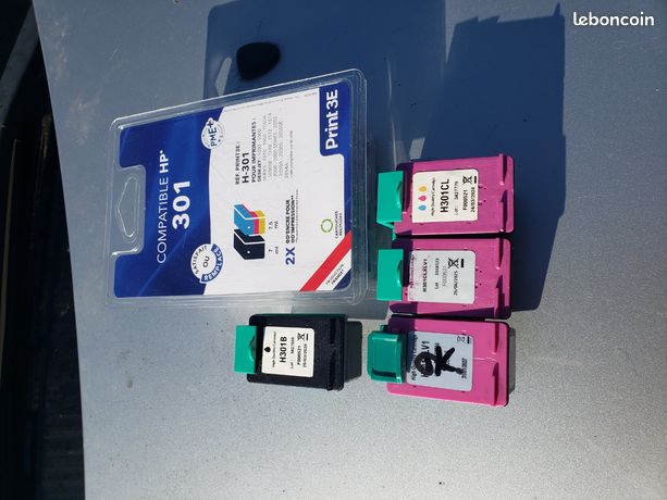 Cartouche d'encre 301 HP pour imprimante HP