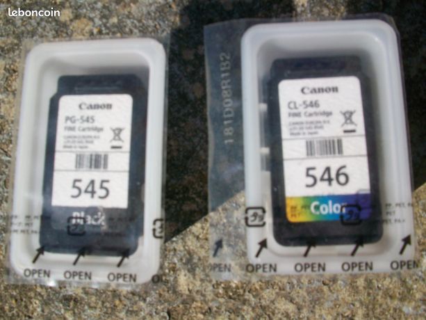 Cartouche d encre canon 545 546