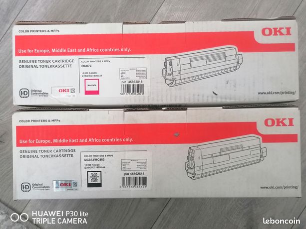 Cartouche d'encre OKI MC873 MC883