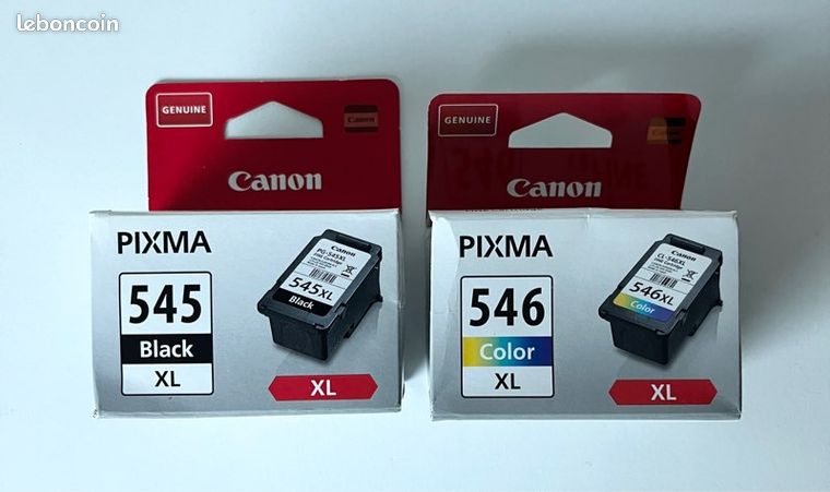 Cartouche encre Canon 545XL 546XL