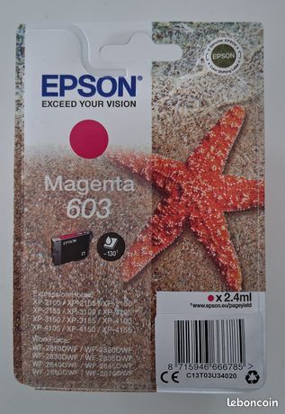 Cartouche encre magenta 603 EPSON