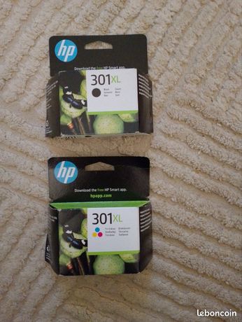Cartouche HP 301 xl lots x 2