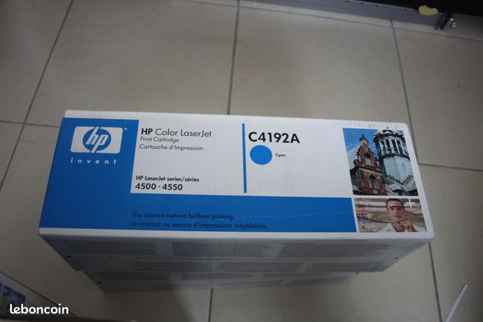 Cartouche HP Laser jet 4500-4550 HP C4192A BLEU