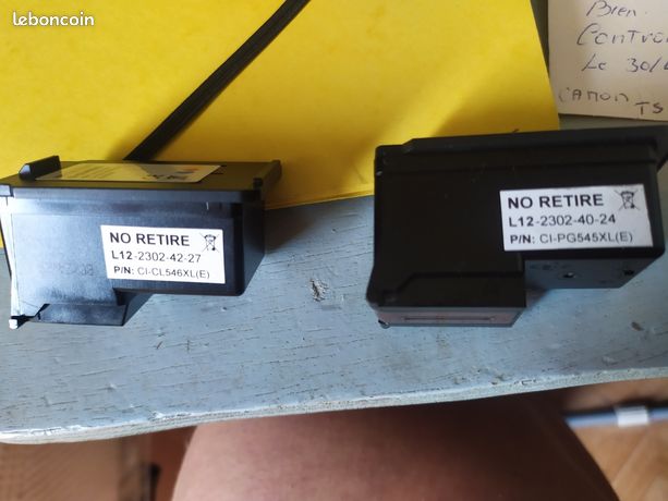 Cartouche imprimante canon vide