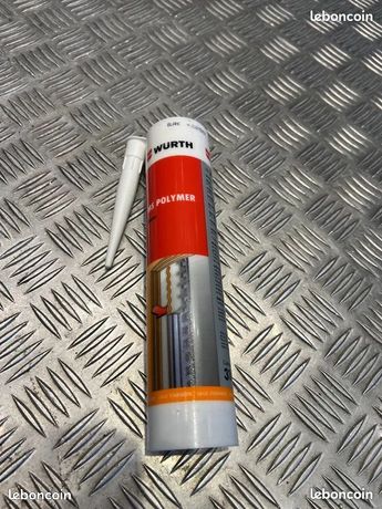 Cartouche mastique colle hybride ms polymere polyvalent blanc wurth plusieurs dispo