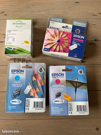 Cartouches dencre hp et epson