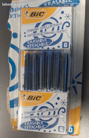 CARTOUCHES ENCRE EFFACABLE BIC