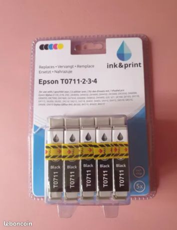 Cartouches encre Epson noires
