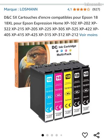 Cartouches encre Epson XP... Neuve