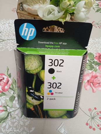Cartouches encre HP 302 black et multicolore