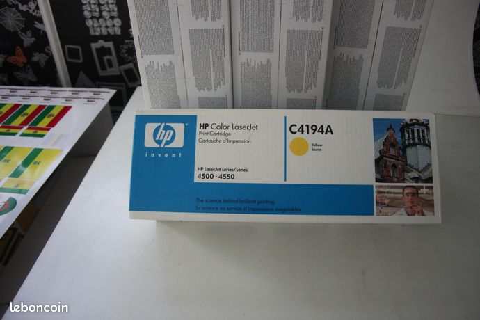 Cartouches HP Laser jet 4500-4550 HP C4194A JAUNE