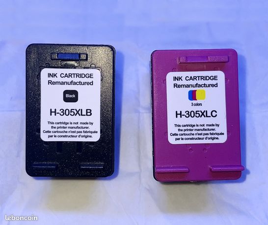 Cartouches 305-XL 305XL compatibles imprimantes HP Deskjet Envy