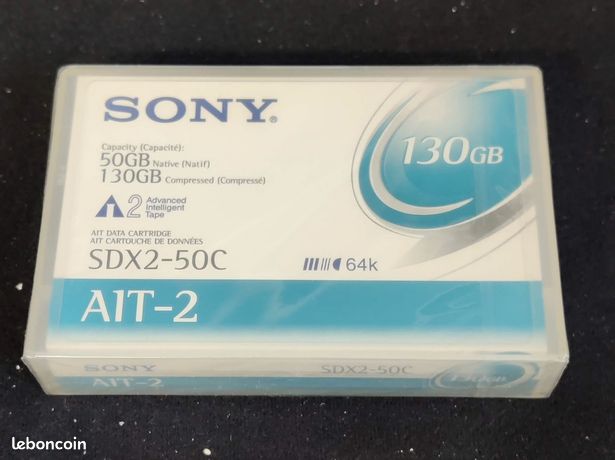 Cartouches de données SONY SDX2-50C SOUS FILM