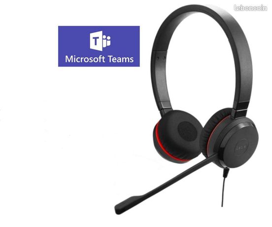 Casque Audio filaire Jabra Evolve 30 II Microsoft Teams Skype for Business