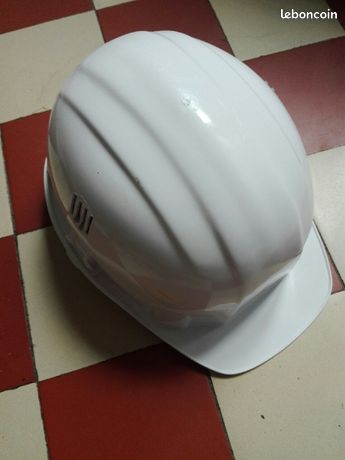 Casque de chantier blanc