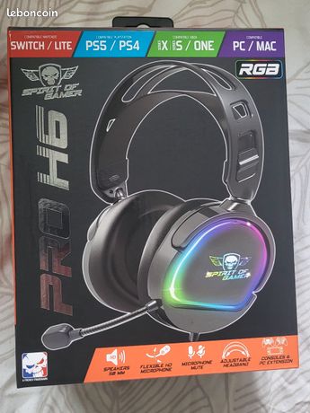 Casque Gaming Spirit of Gamer PRO H6