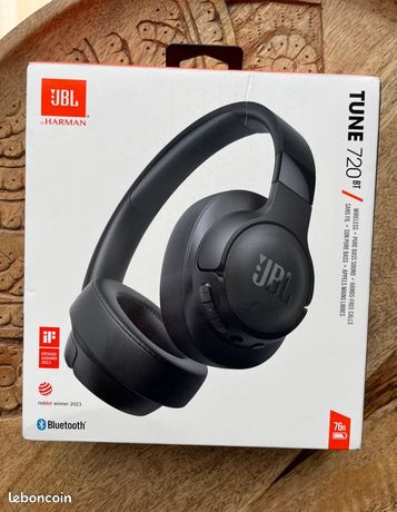 Casque JBL Tune 720BT Noir Neuf boîte scellée