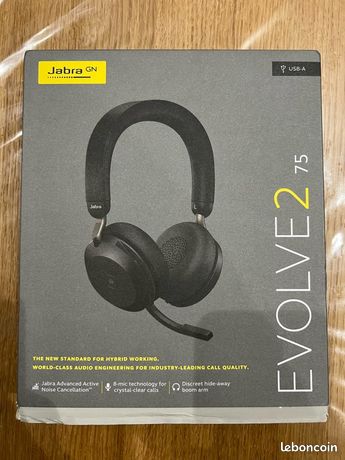 Casque Bluetooth Jabra evolve2 75