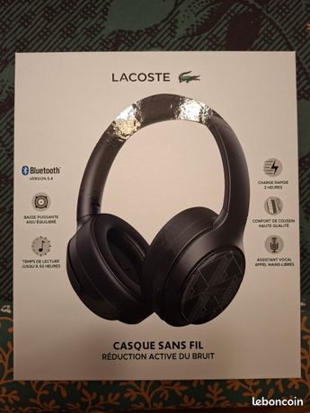 Casque Lacoste à réduction de bruit