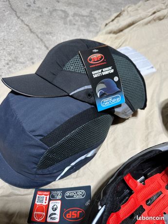 Casquette de chantier sécurité protection légère antichoc JSP AEROLITE HardCap Aerolite Lightweight NEUF - Bleu