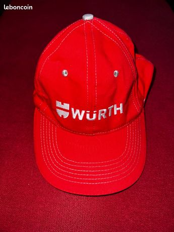 Casquette publicitaire neuve de la célèbre marque doutils de bricolage WURTH