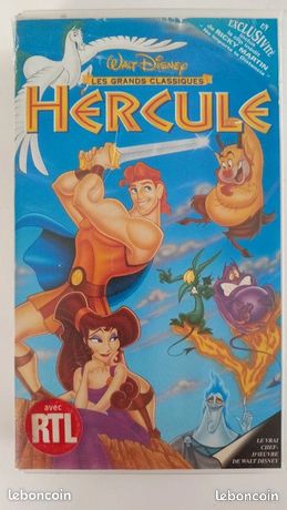 Cassette vhs disney hercule